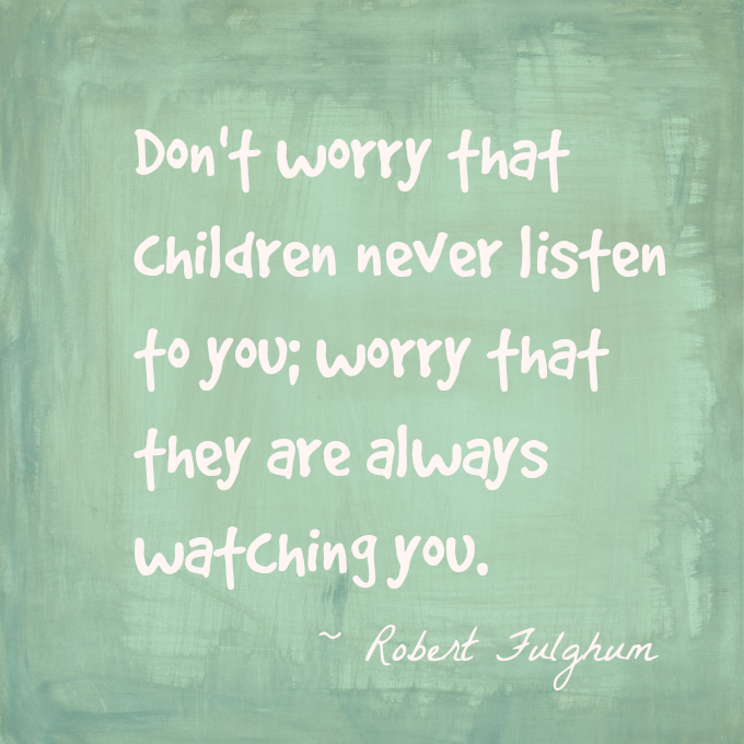 Be the person that your #child looks up to.  #rolemodels