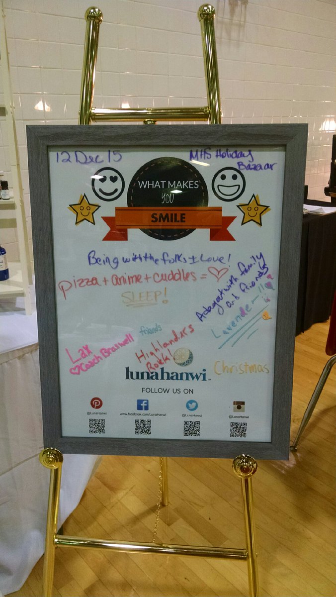LunaHanwi's tweet photo. @mcleanhigh Ty for the amazing day and contributing to our #happiness board. Meeting you makes us smile! https://t.co/ipC9COccaQ