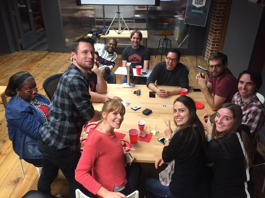 ToniWarren_'s tweet photo. Thank you to all that came out for our 1st annual @TheIronYard Alumni &amp; Volunteer Holiday Party. Much fun🌴 #TIYTampa https://t.co/oJHF41akP9