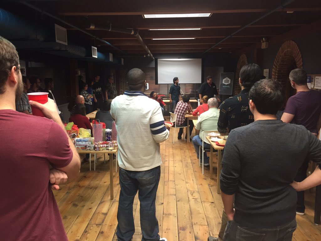 ToniWarren_'s tweet photo. Thank you to all that came out for our 1st annual @TheIronYard Alumni &amp; Volunteer Holiday Party. Much fun🌴 #TIYTampa https://t.co/oJHF41akP9