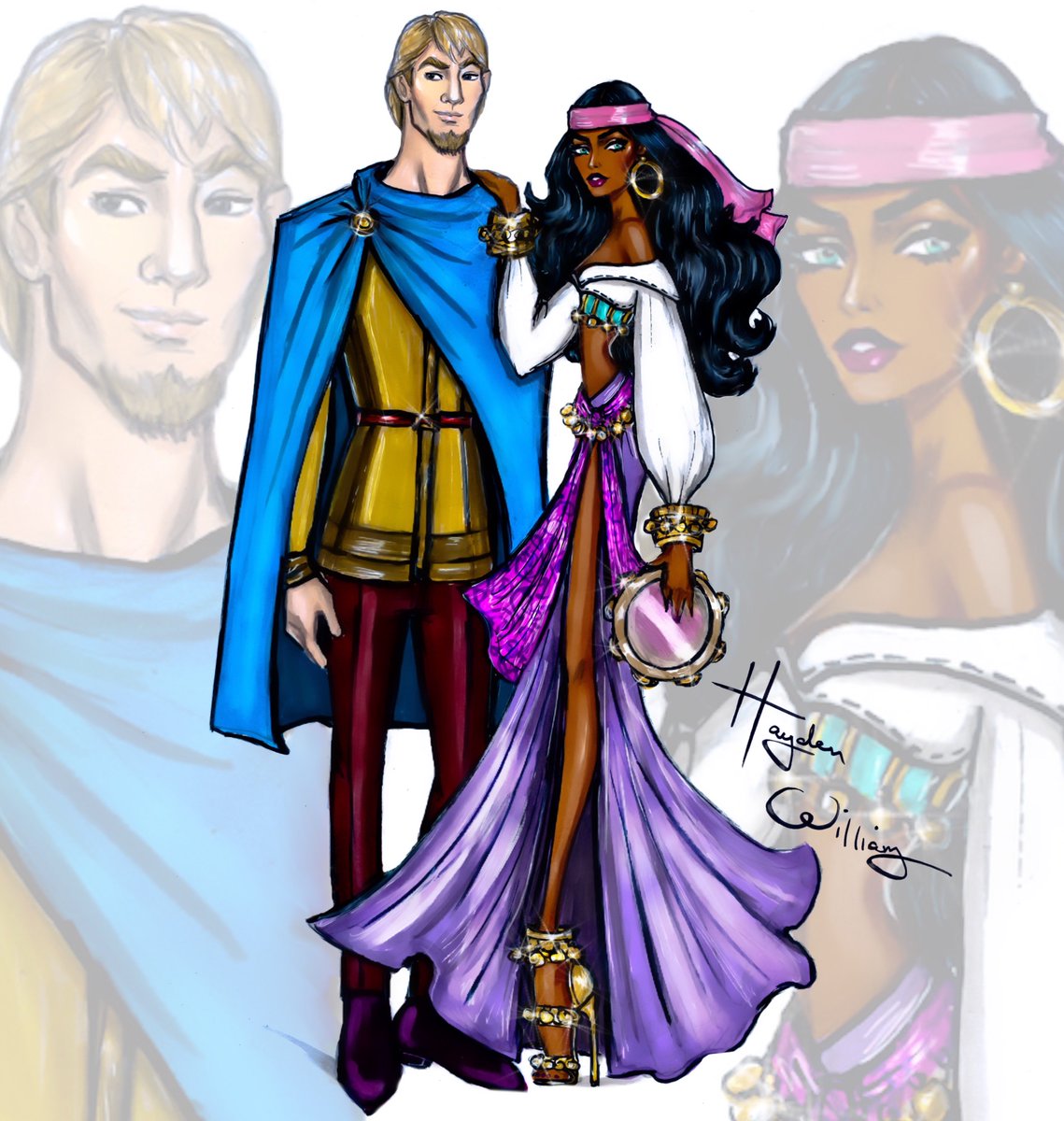 Esmeralda And Phoebus Fan Art 
