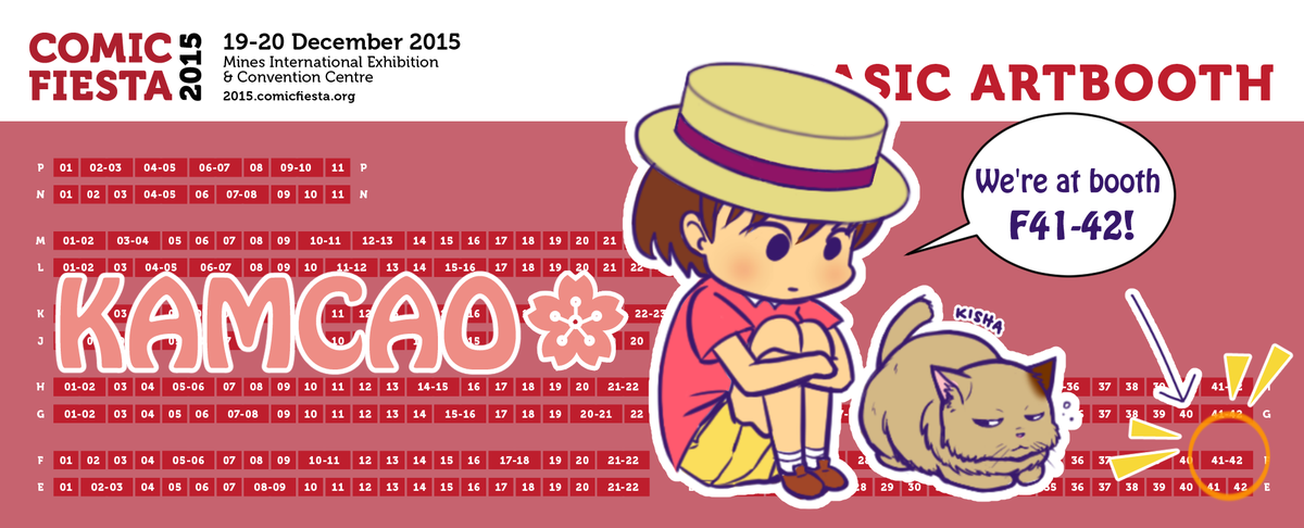 kamcaoo's tweet photo. Hey!! So we'll be at booth F41-42! Super excited to see you guys there! >u< art: @kishadraws #cf #comicfiesta2015 https://t.co/kmDYN4ztSZ