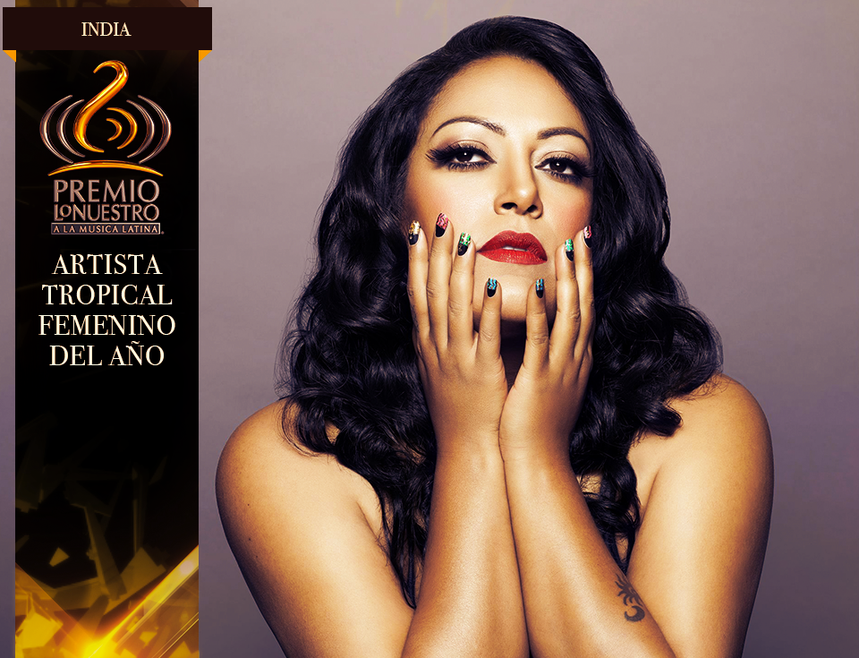 SonyMusicLatin's tweet image. .@IndiaProd nominada a @premiolonuestro ¡Felicitaciones! Vota en: smarturl.it/PremioLoNuestr… #PremioLoNuestro