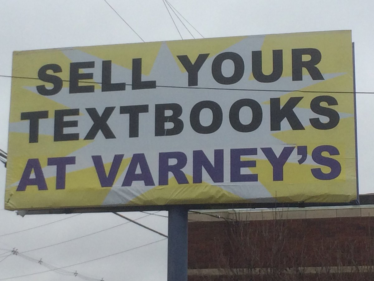 Get cash for your books at Varney's!
Varney's, serving K-Staters since 1890.
#cashforbooks #varneys