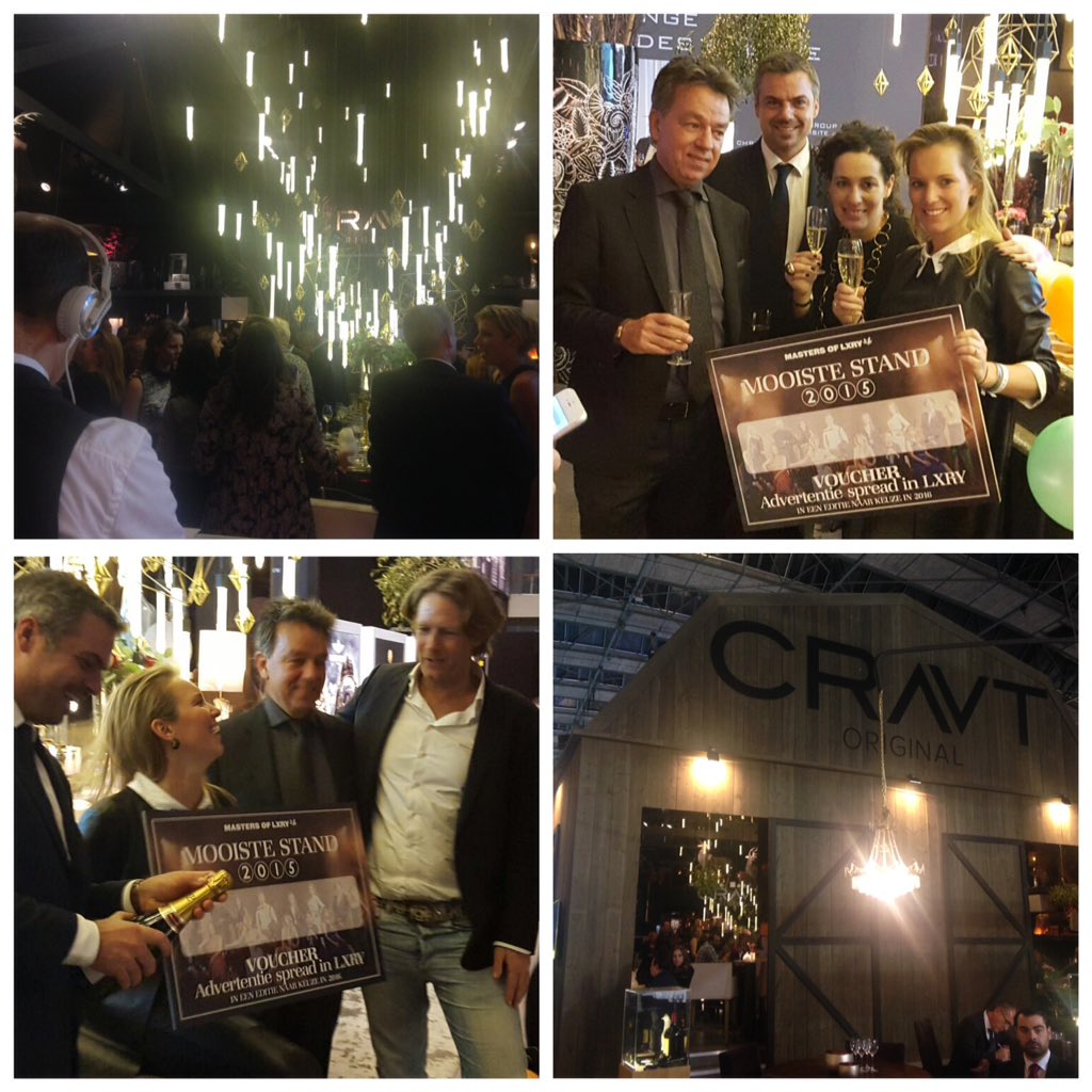 XCitingEvents's tweet photo. #CRAVT Original winnaar mooiste stand @LXRYNL. Proficiat Denise en het hele team! https://t.co/zPs4iyU87d