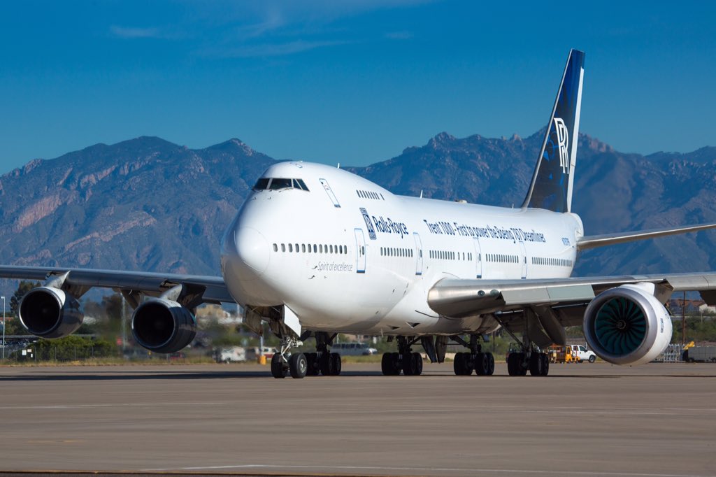 RollsRoyceNA's tweet photo. Excited to have the Rolls-Royce Flying Test Bed flyover #Indy on Tuesday!  #RRIndyFlyBy https://t.co/WgIBcQi1Zt