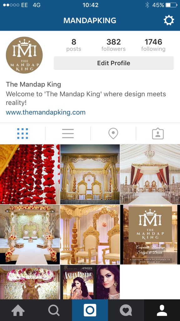 TheMandapKing's tweet photo. Don't forget to follow us on #Instagram to see our exclusive and bespoke designs

#TheMandapKing #designers #Mandap https://t.co/D6u7mSSHTm