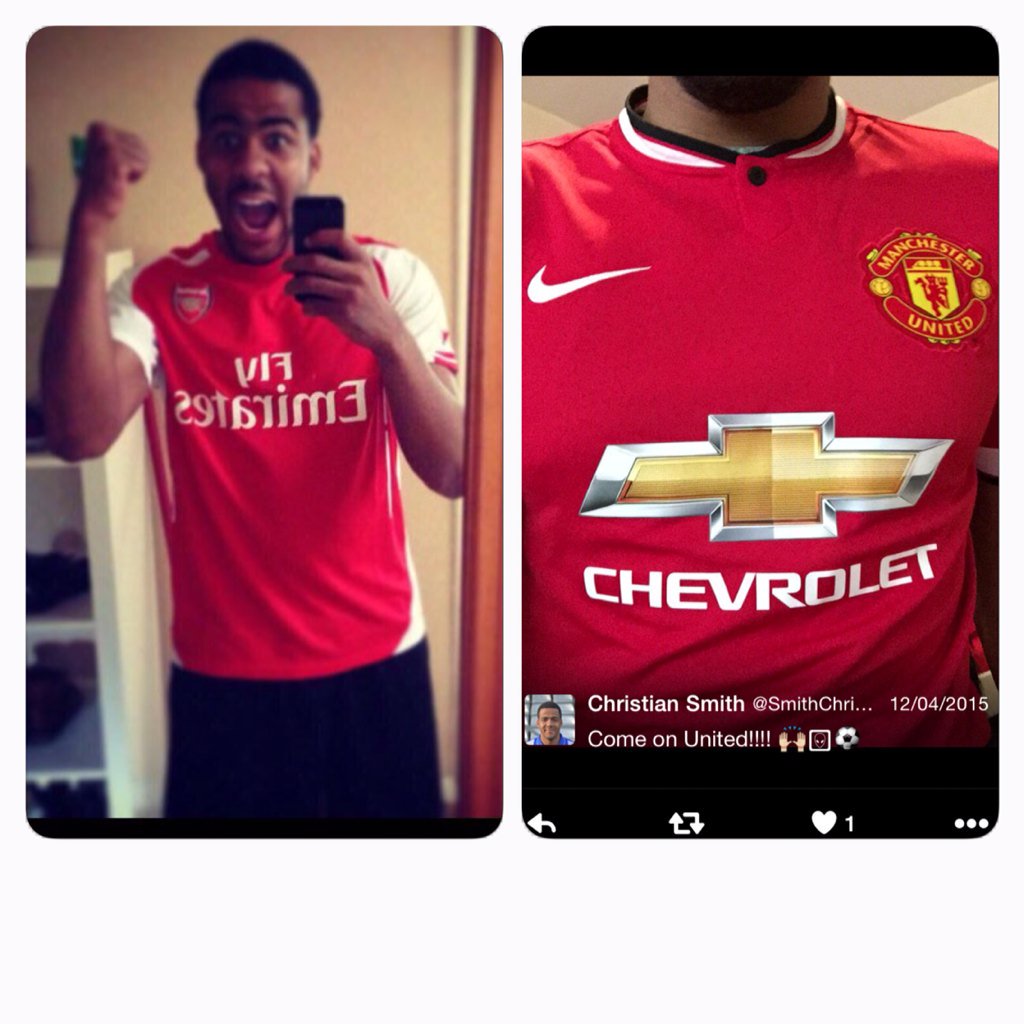 <a href="/SmithChristian4/">Christian Smith</a> <a href="/ManUtd/">Manchester United</a> - a man can NEVER change his football team!! #PuddleBrain #NotFancyDress #LondonGotToHim 😩