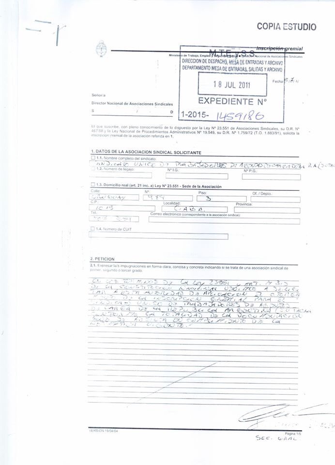 SUTACRA_OK's tweet photo. Sr @JorgeTriaca ojalá bajo su conducción logremos nuestra representación gremial solicitada en el 2011. Mucha suerte https://t.co/82vexmPEpH