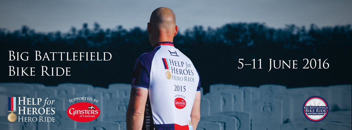 HelpforHeroes's tweet photo. The #BBBR is back - #Cycle with the #Heroes of today &amp; experience the moving History of WW1:https://t.co/4kM2TIB9sw https://t.co/w4f2nYsCBy
