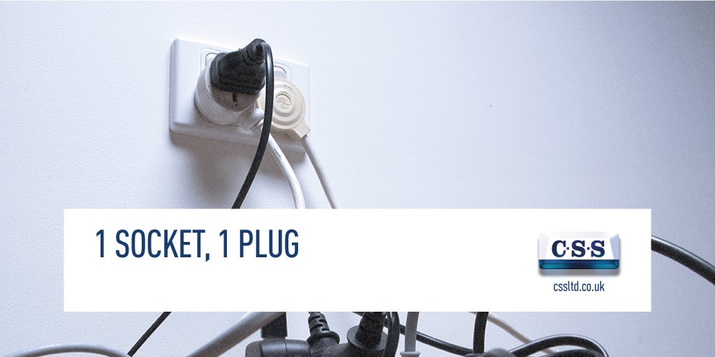 css_scotland's tweet photo. Festive safety tip: Avoid cable-overload (not to mention potential fires) and keep one plug to one socket. https://t.co/1ahEJYqip4