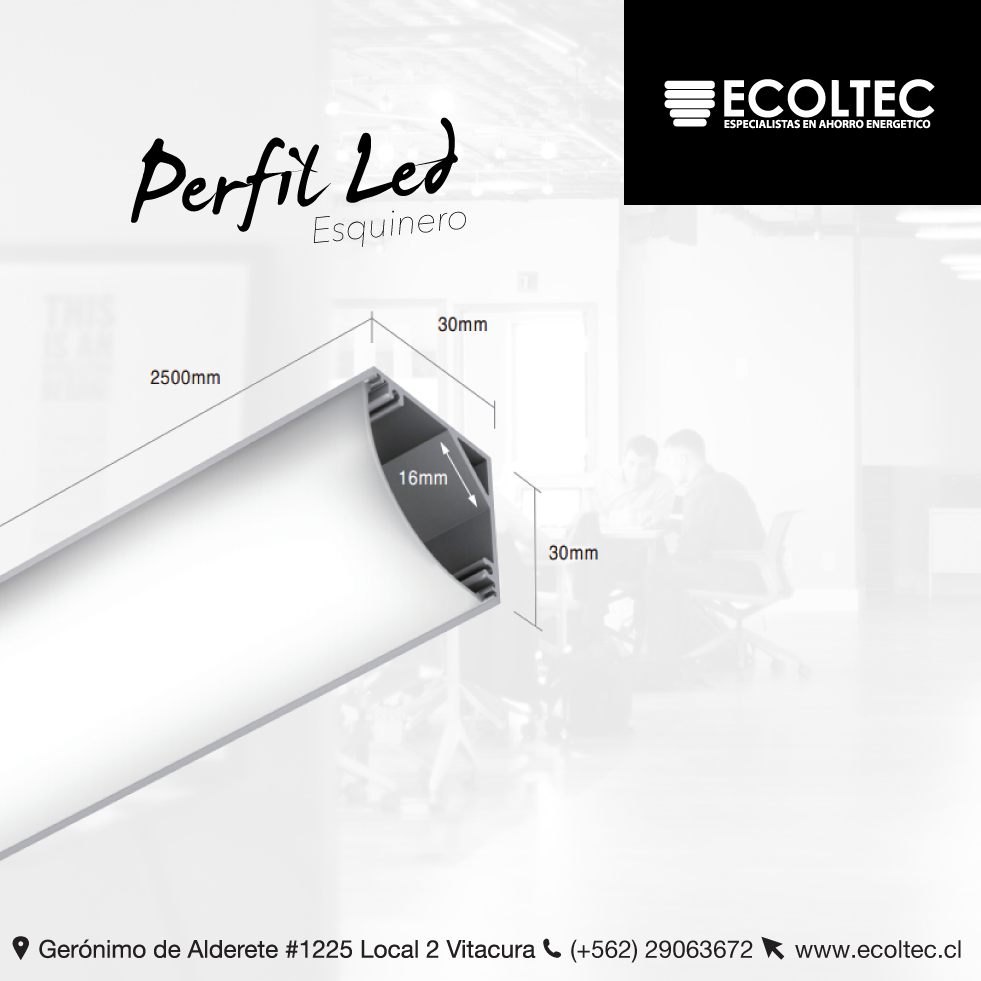 Ecoltec_cl's tweet photo. Perfil LED esquinero LG3030C #iluminacionled #perfilesled #cintasled #led #sobrepuestosled https://t.co/BOqbF47SyJ