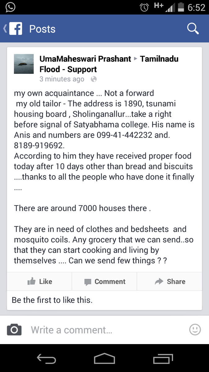 nishaaas79's tweet photo. @ChennaiRainsOrg @ish_buvas @AidOffered @chennaifloods @chennairnshelp@prayforchennai https://t.co/dJnPvWCqBv