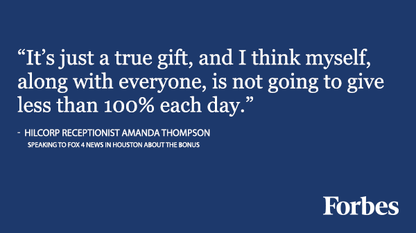 CNSissues's tweet image. RT @Forbes "A Texas oil billionaire gave each of his workers $100,000   " ow.ly/VQRFE  #Testforsecurity