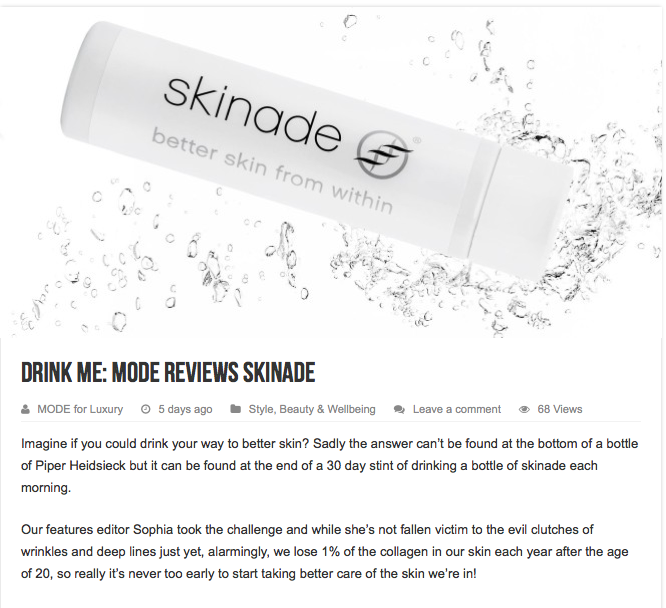 Skinade's tweet photo. WE ALL NEED A LITTLE LUXURY IN OUR LIVES @MODEforLuxury #BetterFromWithin #BeautyElixir
https://t.co/6jX9uq1N4I https://t.co/ygt249VQCj