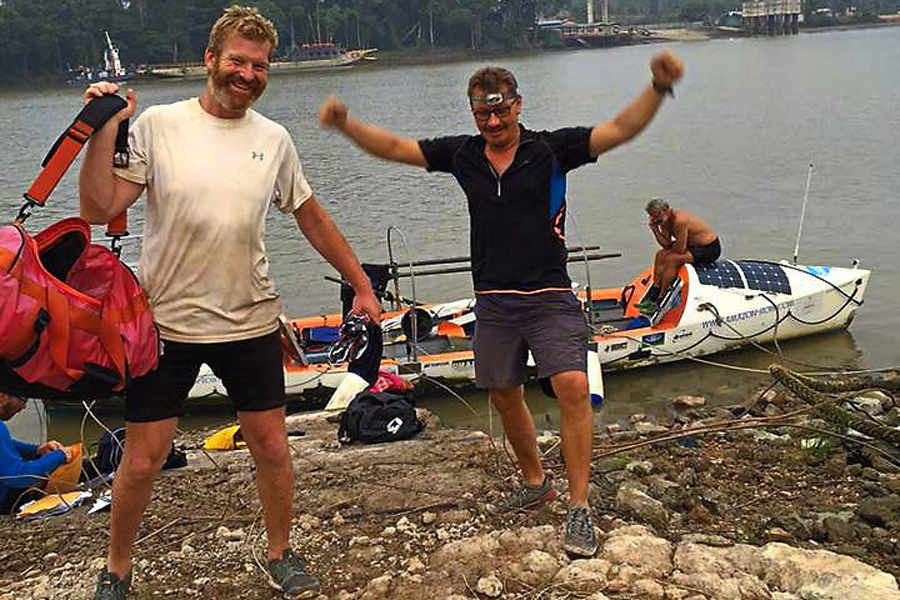 ShropshireStar's tweet photo. #Shropshire's Amazon rowers tell of their 2,077-mile record-breaking challenge https://t.co/UZNqufqHuy https://t.co/BiJ30QOWar