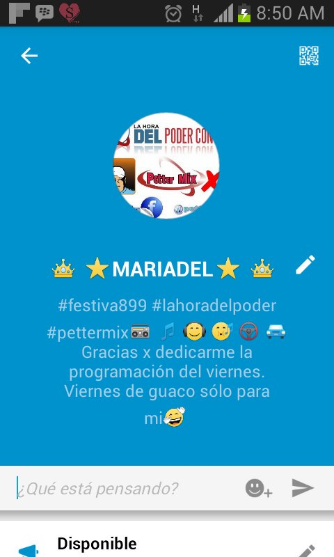 mariadelguevar's tweet photo. @pettermix @festiva899fm @PoderGaiteroCBO #poderlatino @gherrera01 @Anzonyv89 #marcateconlahoradelpoder. Los adoro https://t.co/SXwuYa8X9X