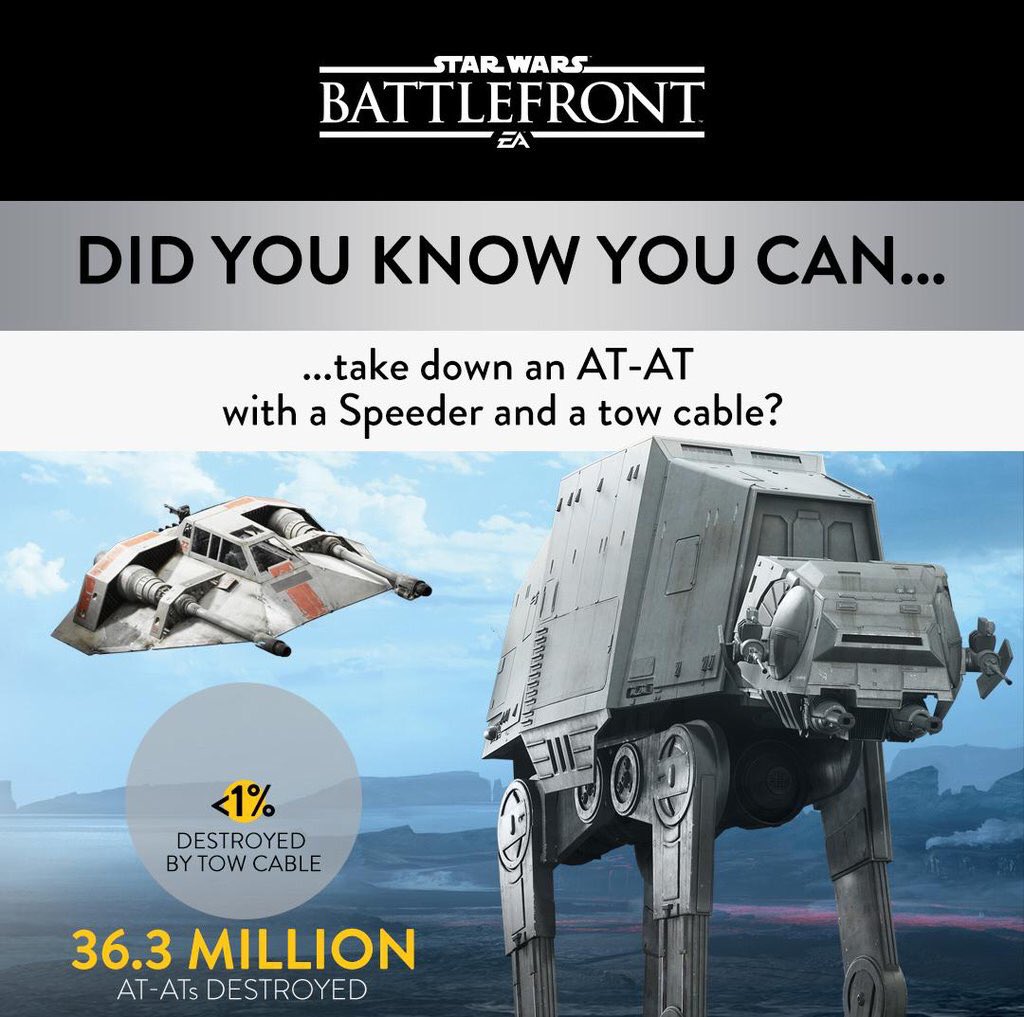 justdiceleague's tweet photo. I became one of the <1% last night!! What a rush!! #WalkerDown #StarWars #Battlefront https://t.co/7B4OXYnBcm