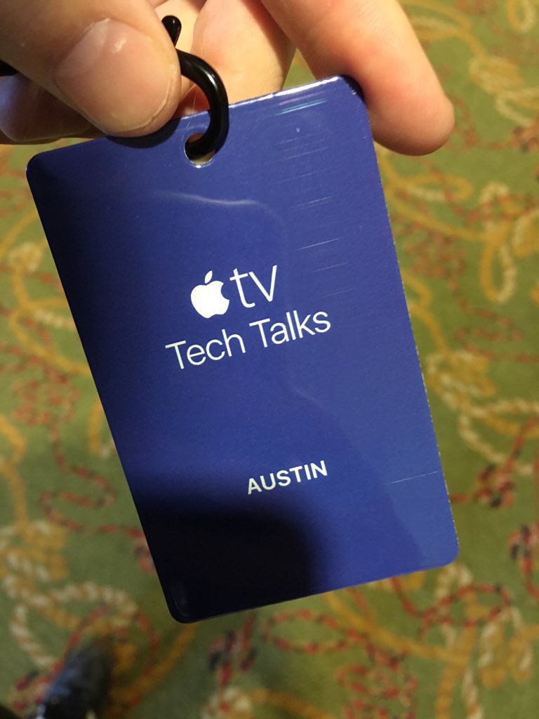 stucarney's tweet image. #AppleTVTechTalks starting soon!