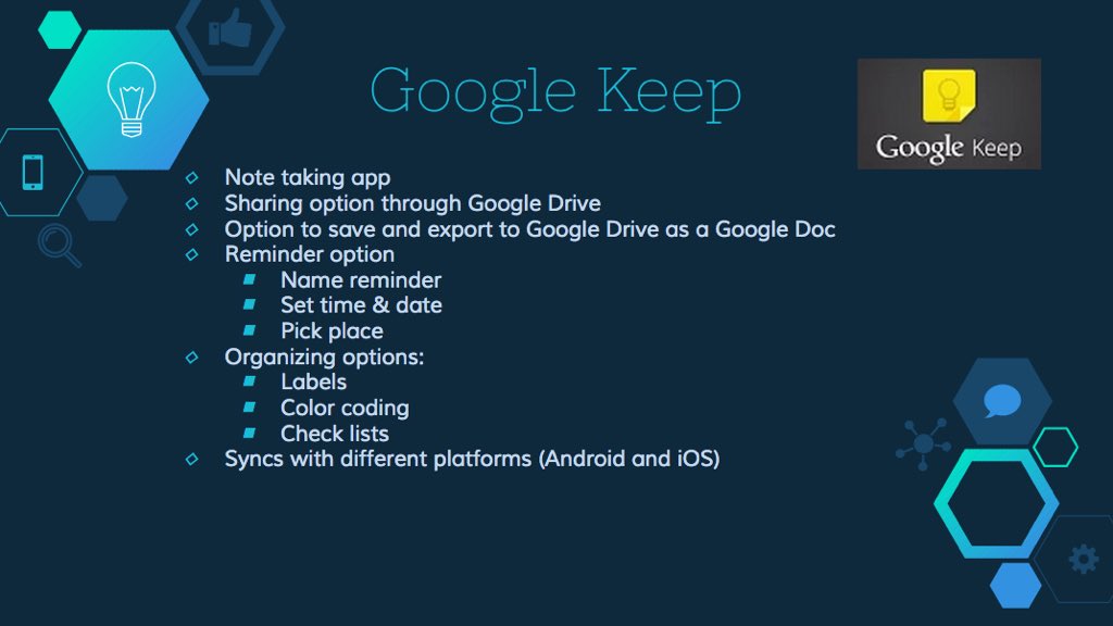 amorinm2016's tweet photo. *GHS Community* Check out Google Keep! #ghshelpdesk https://t.co/3KL73ogOLW