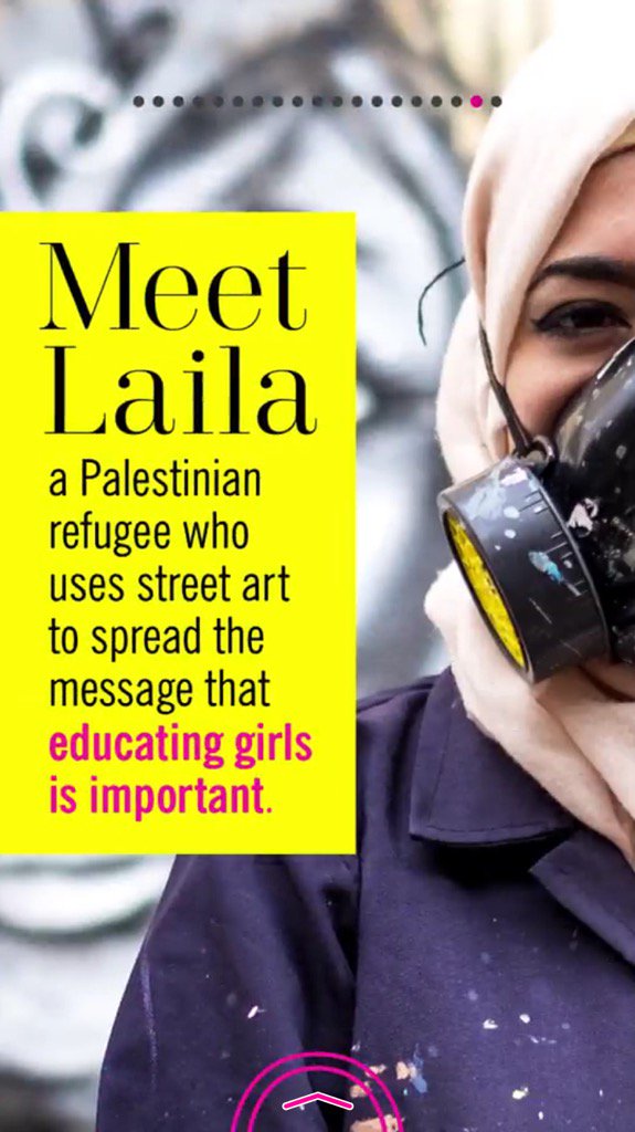 Very cool to see <a href="/Cosmopolitan/">Cosmopolitan</a>.com's feature on refugees come to life on <a href="/Snapchat/">Snapchat</a> Discover. Check it out 📲📲📲