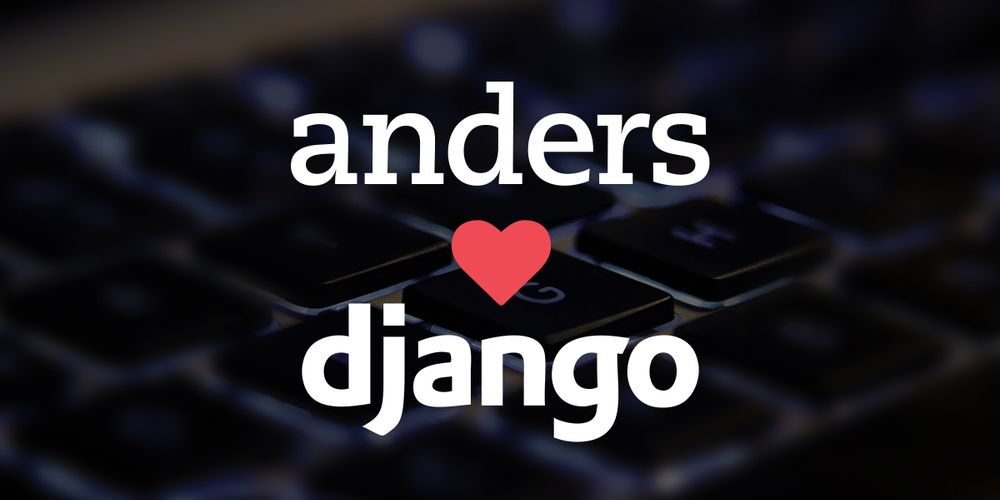 AndersInno's tweet image. Anders greets The #DjangoSoftwareFoundation by joining the #Django Heroes bit.ly/1YaaCgr @djangoproject