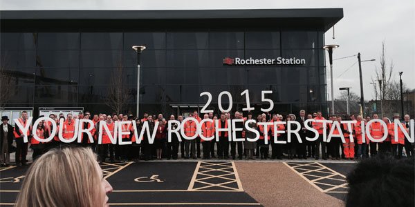 networkrail's tweet photo. Extra trains and a new station revolutionise rail travel from #Rochester - https://t.co/AaMgpkiYFs https://t.co/puvH2Ciz08