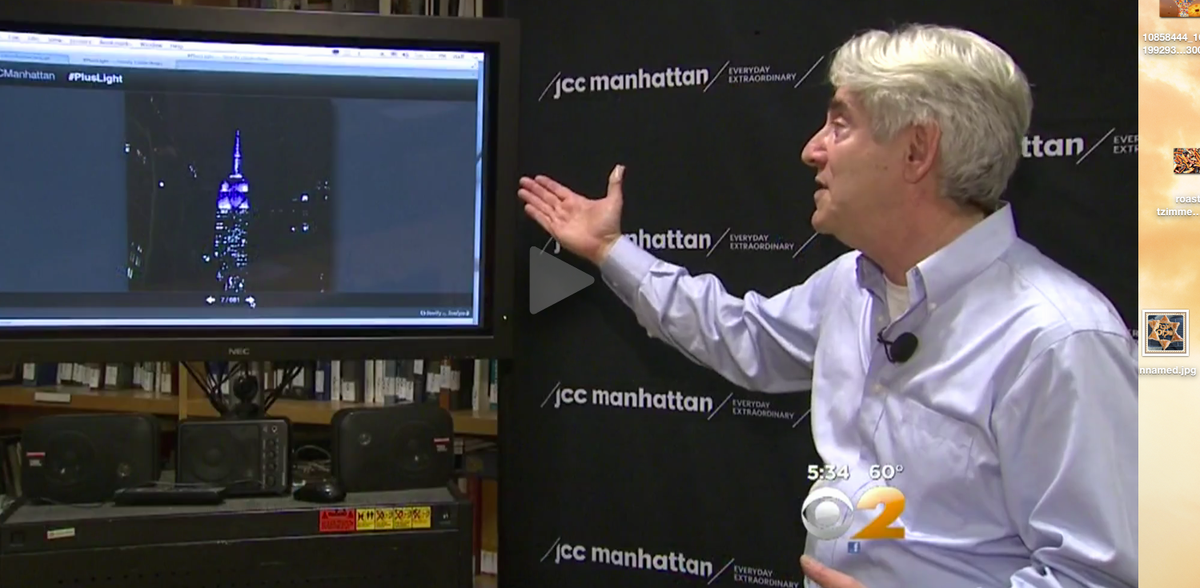 MM_JCCManhattan's tweet photo. Check out @CBSNewYork's feature on Tobi Kahn & @RAyeletSCohen on the #PlusLight initiative: https://t.co/wPr7AkTt4X https://t.co/7pq2IOn3mU