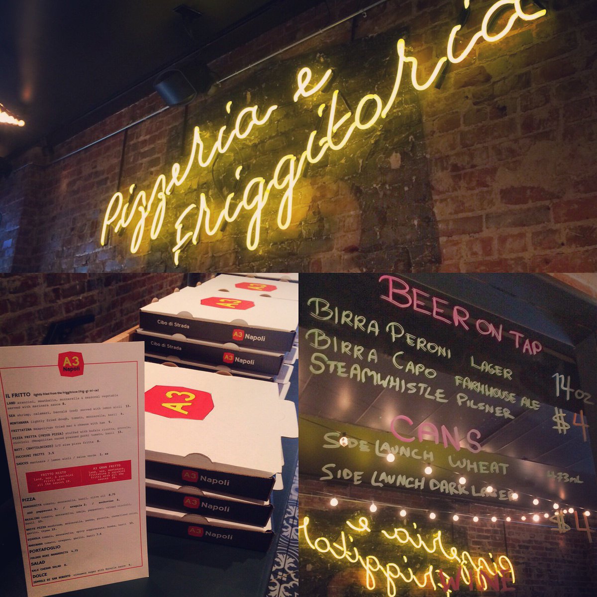 sidelaunch's tweet photo. Stop in to @A3Napoli for $4 cans of #SLWheat &amp; #SLDark! Check out their food menu too, it’s delicious! #Toronto https://t.co/dpPwqJFGvv