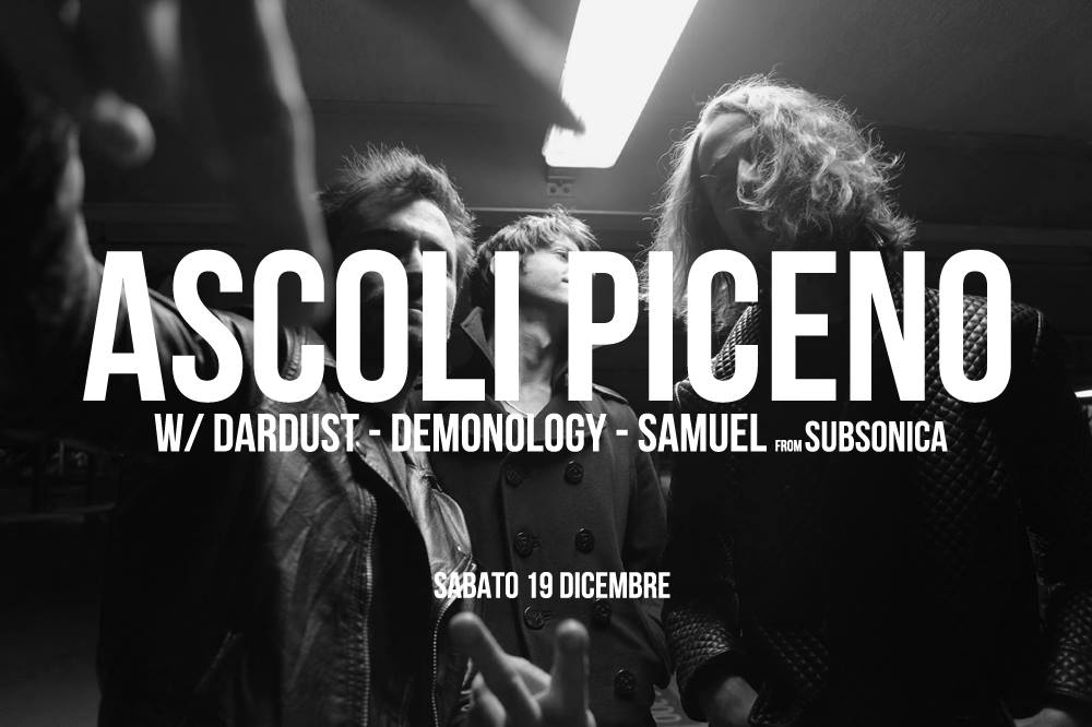 anudo_music's tweet photo. 19/12 • @Ass17festival • ASCOLI PICENO
@mudimbi @Dardust #Samuel from @subsonica 
Info: https://t.co/SoRZtf4kPd https://t.co/tdc62V7Vvt
