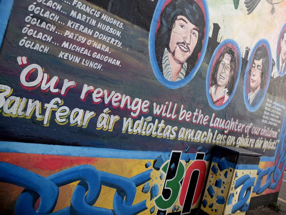 Hejorama's tweet photo. Very moving to walk through #Troubles history in #Derry.
#Emotion #Peace #Hope #Art #DerryHappy
#DiscoverNI https://t.co/ZUjoHEpSQ0