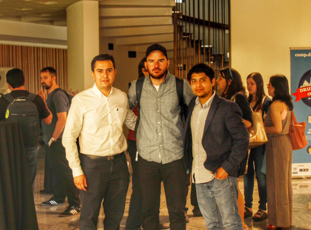 miltonSCL's tweet image. Con @Nutsebap y @GiorgioJackson en la #DrupalCampChile2015