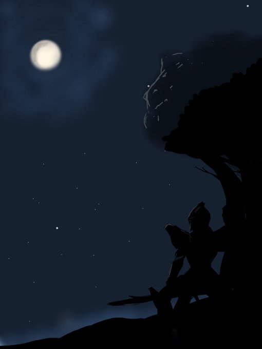 月を見るのtwitterイラスト検索結果 古い順