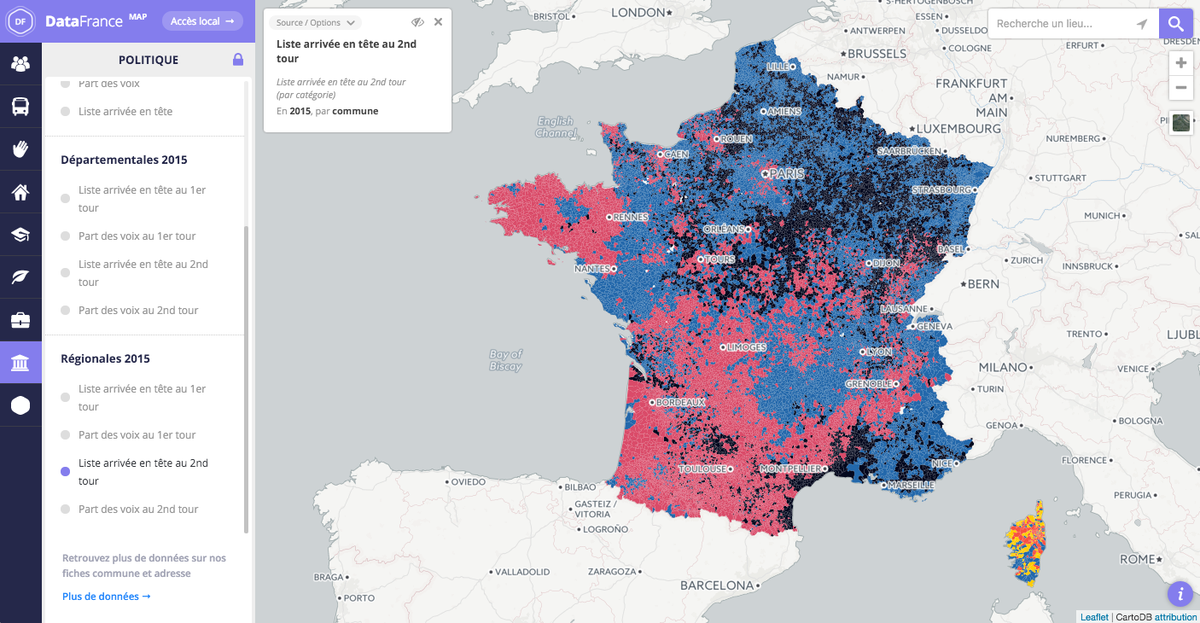 DataFrance's tweet photo. Toutes les données concernant les #Régionales2015 sont désormais sur DataFrance https://t.co/lhixhxPOrh https://t.co/y2rRdKOxYa