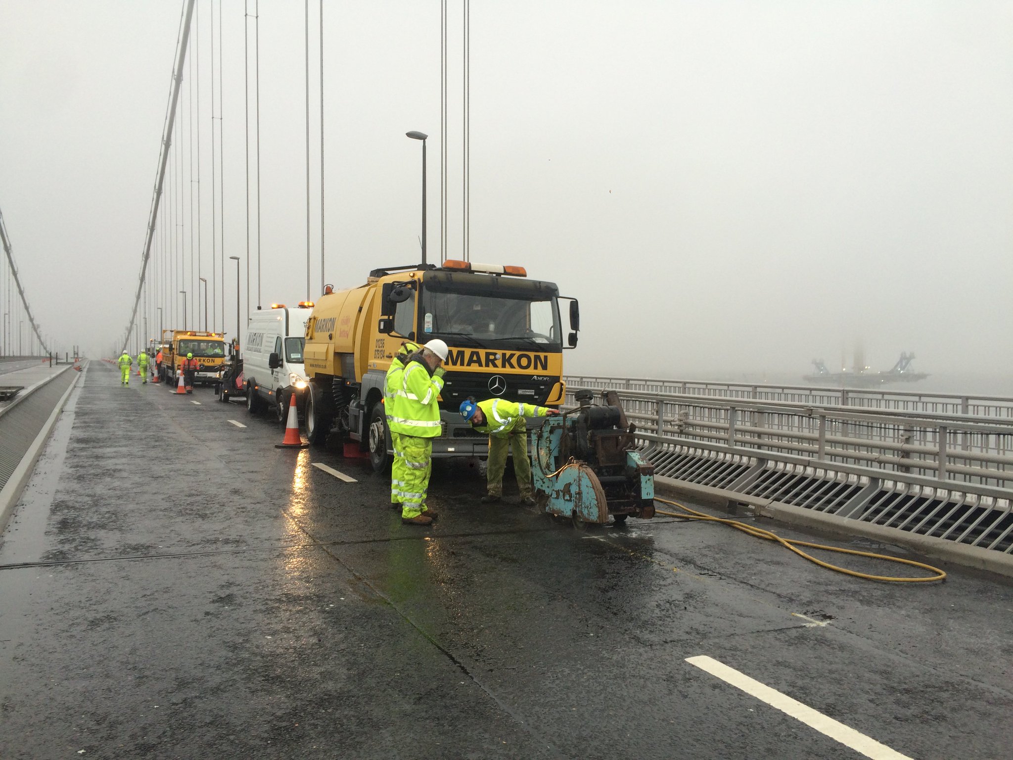 Forth Road Bridge on Twitter "We're using the closure to carry out
