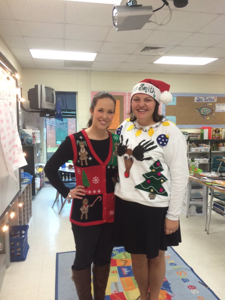 misssmithOES's tweet photo. Teachers are really feeling the Christmas spirit at #OESchat today! Only 11 days til Christmas! https://t.co/VZ0LWjxOR8