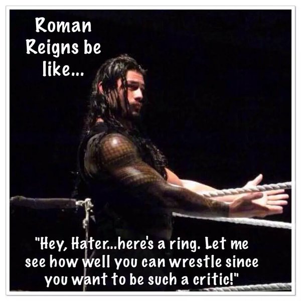 BarbaraStuij's tweet photo. For the @WWERomanReigns - haters... There you go... https://t.co/M6f8NL4h8G