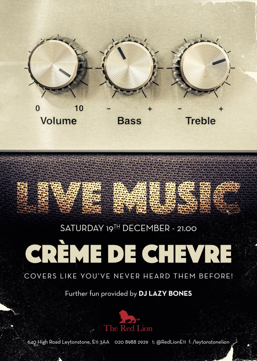 Live music THIS SATURDAY!
<a href="/CremeDeChevre/">Creme De Chevre</a> will be filling your stocking with medleys a plenty...
#Ukulele #GetDown