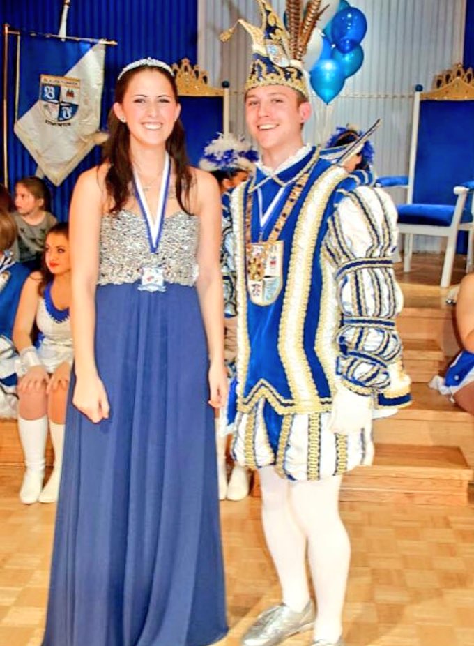 Our Prinzencouple!!Princess Kathleen &amp; Prince Stefan of the <a href="/yeg_BF/">Blauen Funken</a> #karneval #princess #prince #german