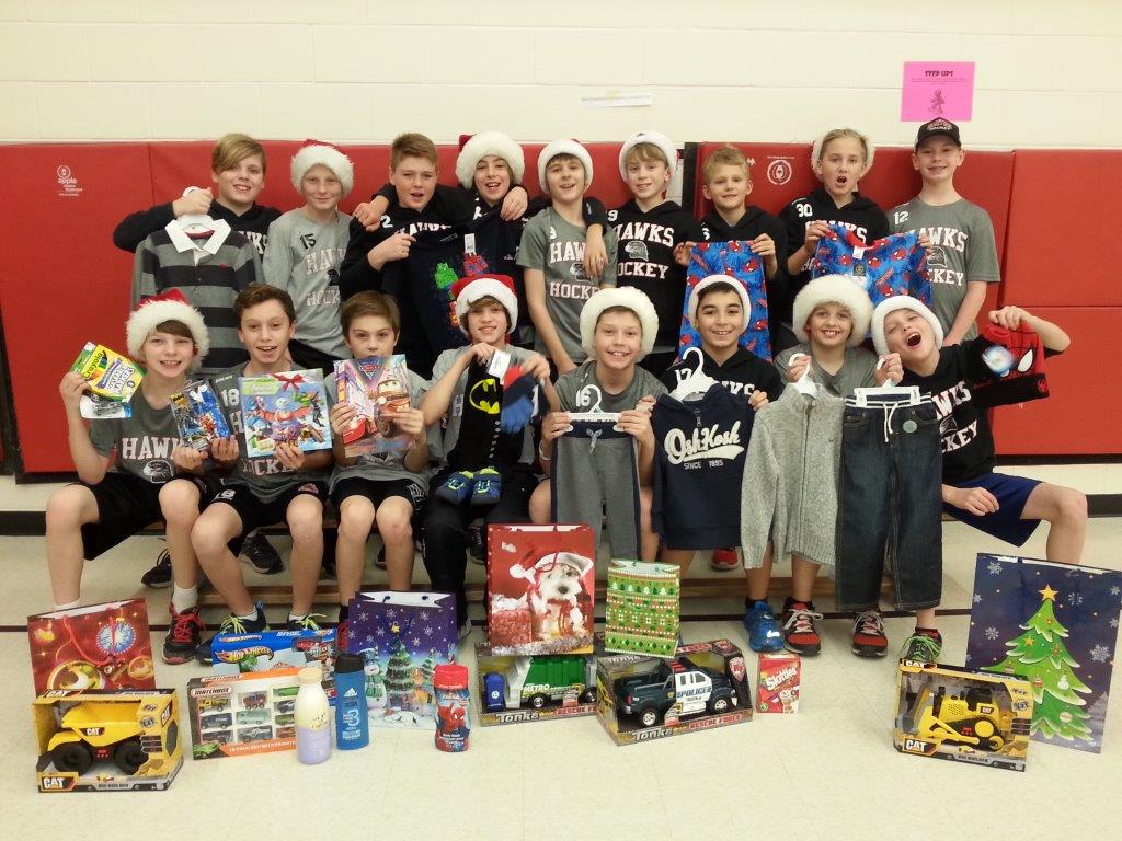 #ccmassists Cambridge Minor PW Hawks adopted a local family and bought the family gifts using their own allowances