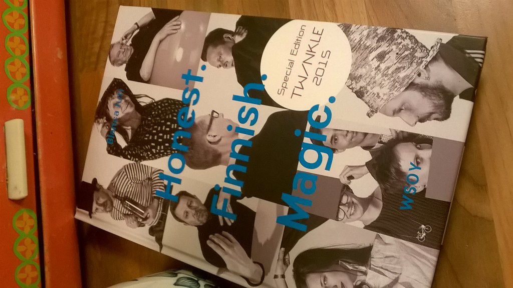 WriteInFinland's tweet photo. Loved hearing @blajuti at #Twinkle2015 last week- now I'm loving her book! Need to ration it so it lasts longer :) https://t.co/GClBGhdUKw