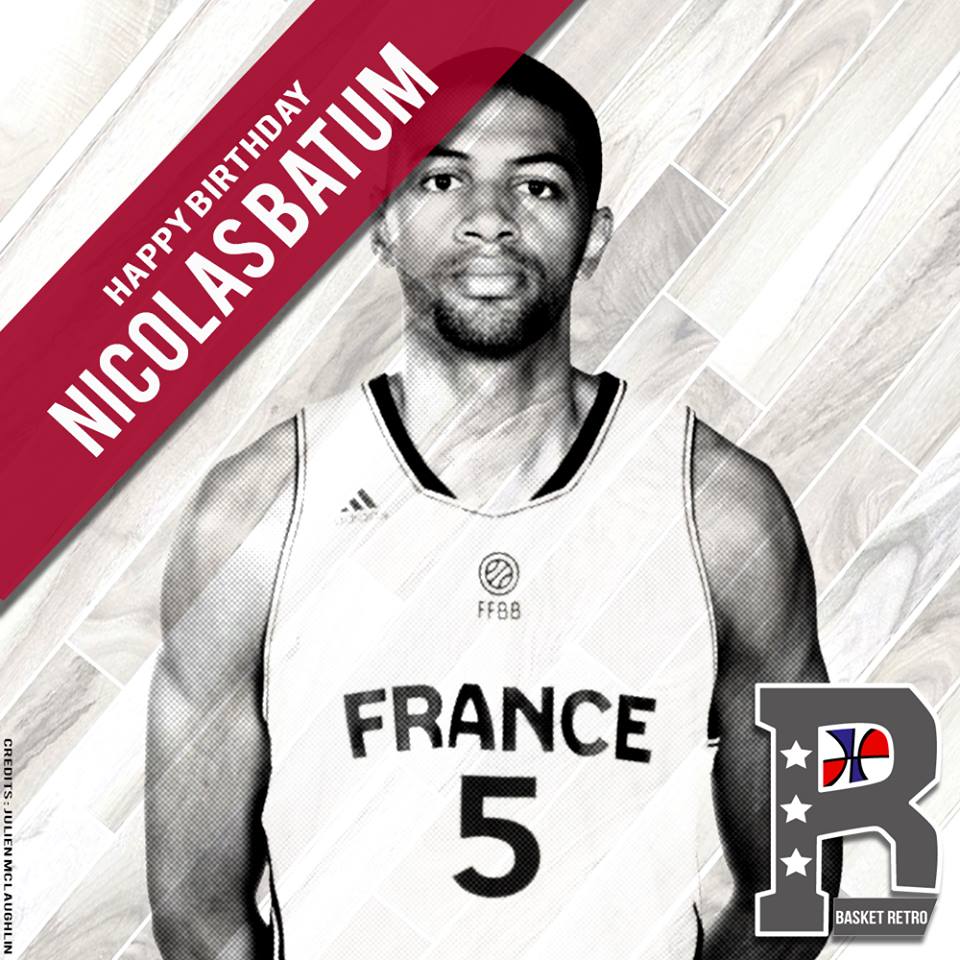 HAPPY BIRTHDAY à Nicolas Batum ! Le Batman de l\équipe de France et de la NBA : 