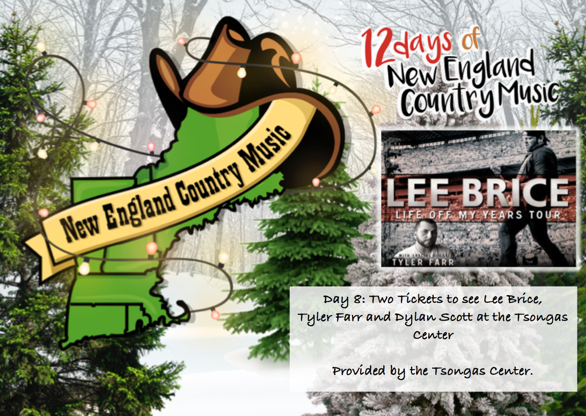 For 1 extra entry: RETWEET and REPLY with the name of your favorite <a href="/leebrice/">Lee Brice</a> song. Use #12DaysOfNECM in reply.