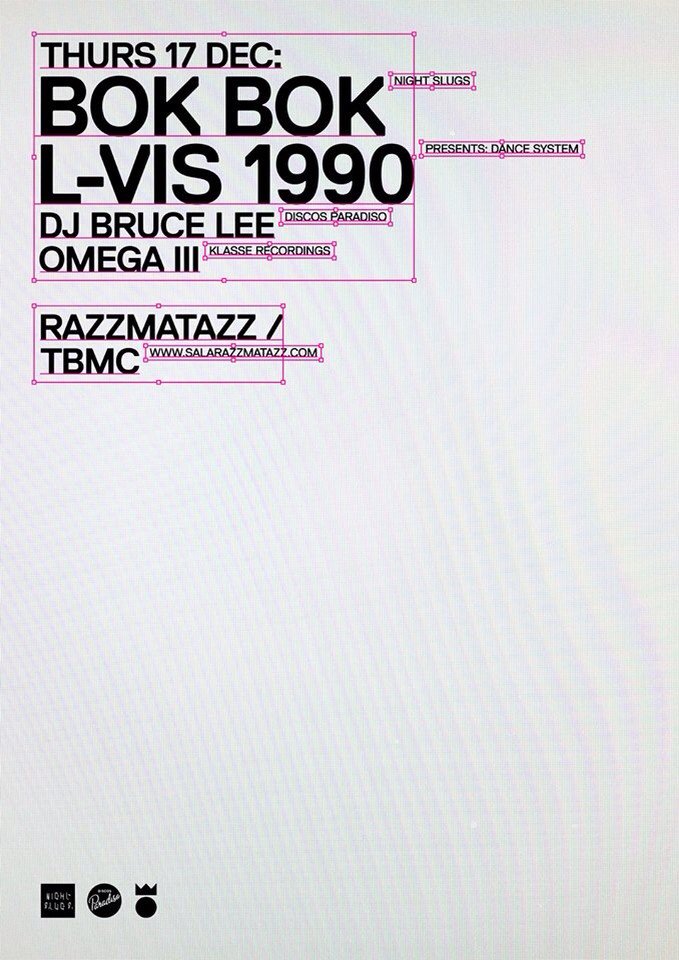 Jueves17@RazzmatazzClubs <a href="/TheBusMusic/">TheBusMusic</a> <a href="/nightslugs/">Night Slugs</a> <a href="/bok_bok/">Bok Bok 🍉🔻</a> @lvis1990 <a href="/TonyBruceLee/">Dj Bruce Lee</a> Omega 3 on.fb.me/1YCXz3T