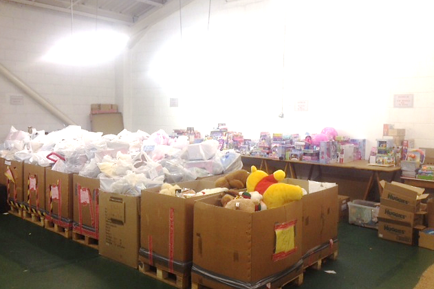 Some toys packed and ready to be sent out! Thank you to all who made this possible! #toysandtins #bbcradionorfolk