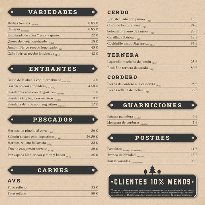 Esta navidad te llevamos la cena de noche buena y fin de año... Llamanos 957420238