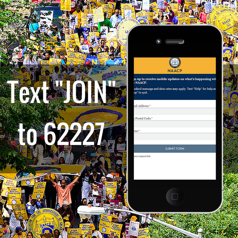 Sign up to receive mobile updates on what's happening with the NAACP. ow.ly/VM7sV