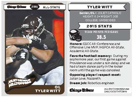 JCAonline's tweet photo. Congrats to @ken_aka_shaq14 &amp; @Ty_Witt2096, named  @ChiTribPreps All-State in Football >> https://t.co/Jg5zl84znL https://t.co/Tyc6i9tPLy