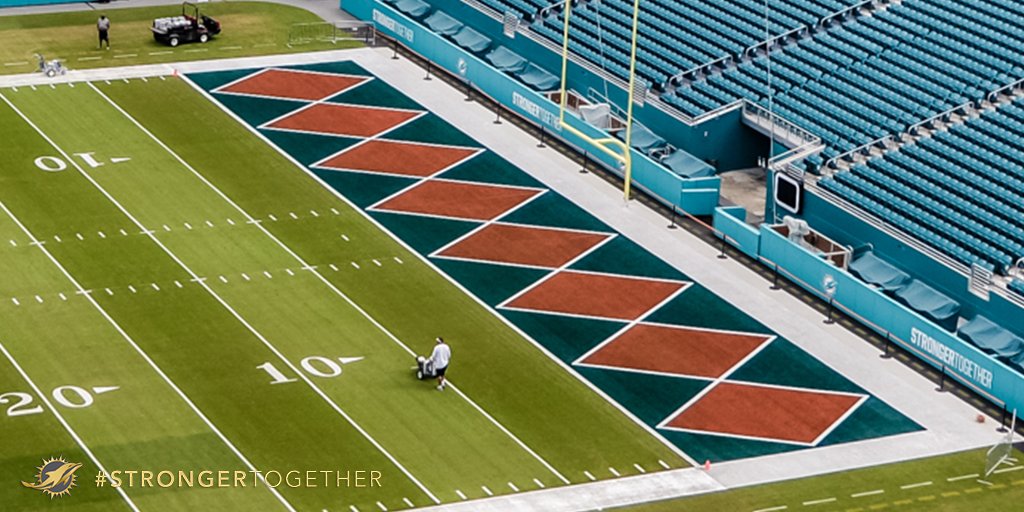 miami dolphins diamond turf