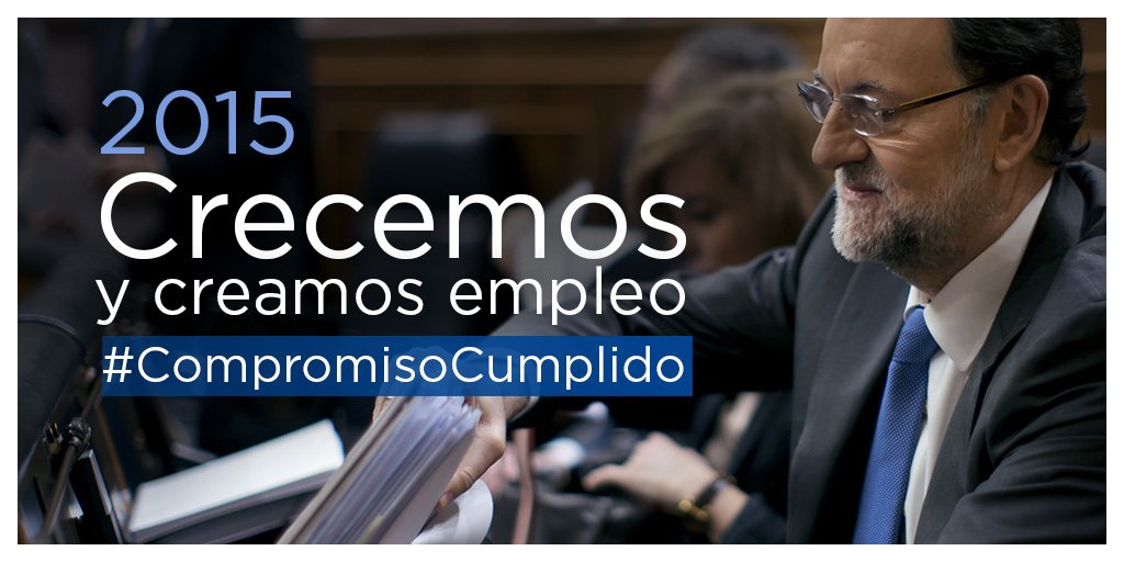 ppopular's tweet photo. Hemos evitado el rescate a España y ahora crecemos @marianorajoy #CaraACaraL6 #YoVotoPP https://t.co/yo8nnW0XUl